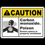 Carbon Monoxide Poison Sign